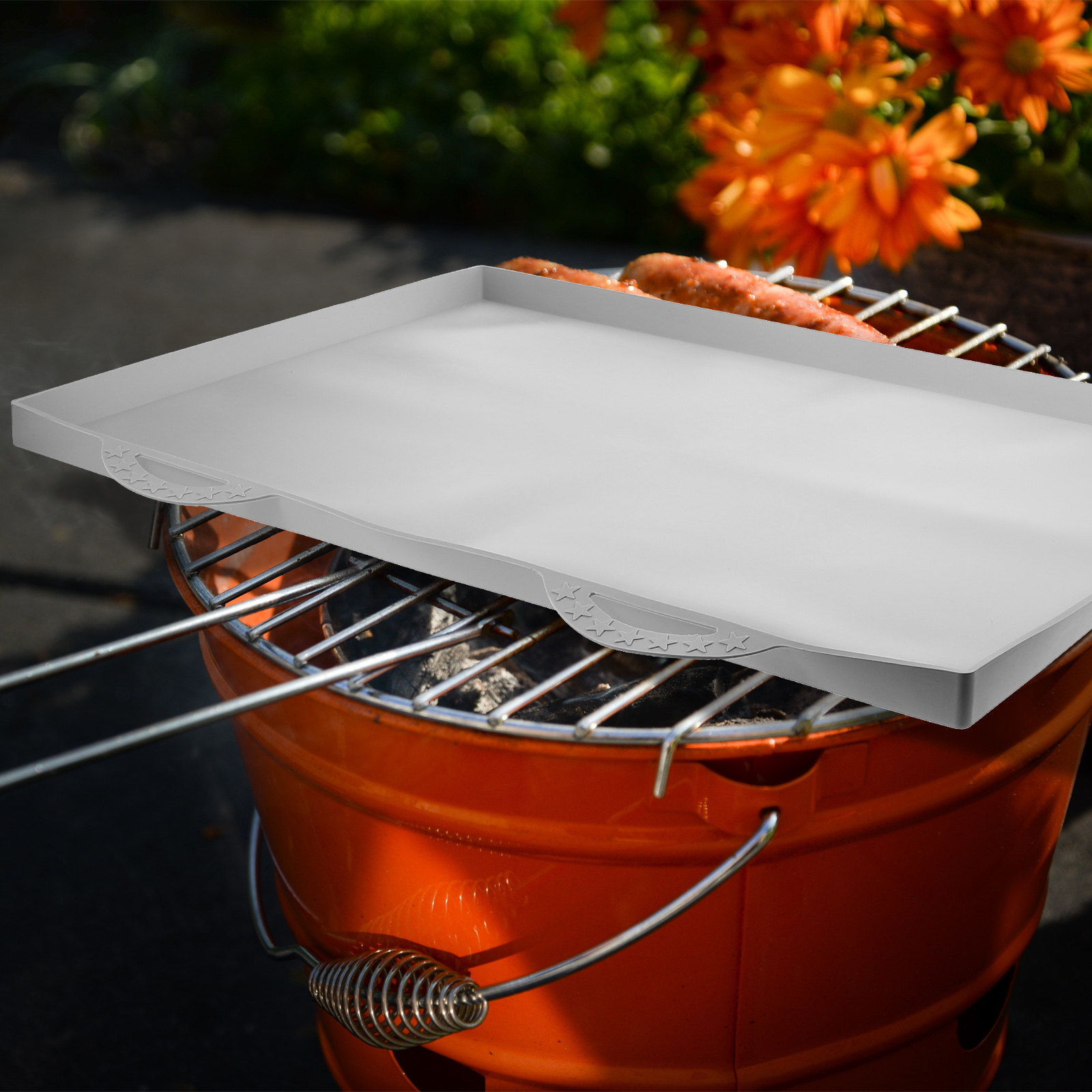 Heat Mat Silicone - Tapete de Silicona para Parrilla, Protector